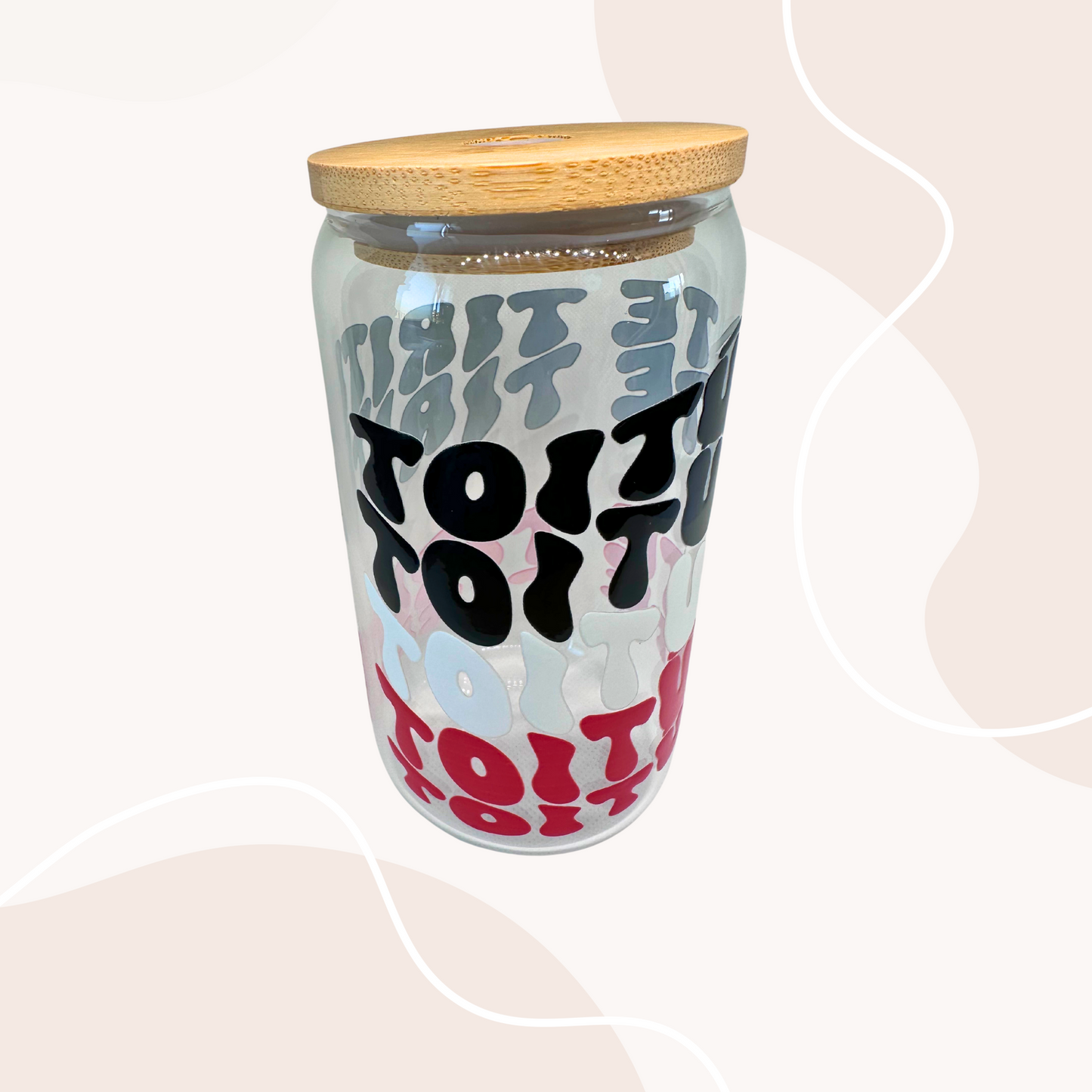 TOITŪ collection - OG colours ~ 16oz Glass cup