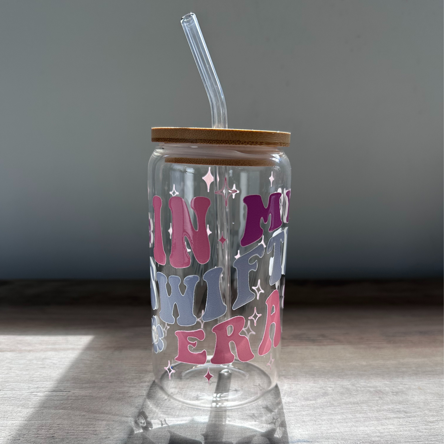 'SWIFTIE ERA' ~ Glass cup (Full wrap range)