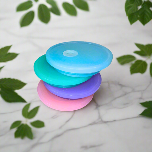 Acrylic glass cup lids