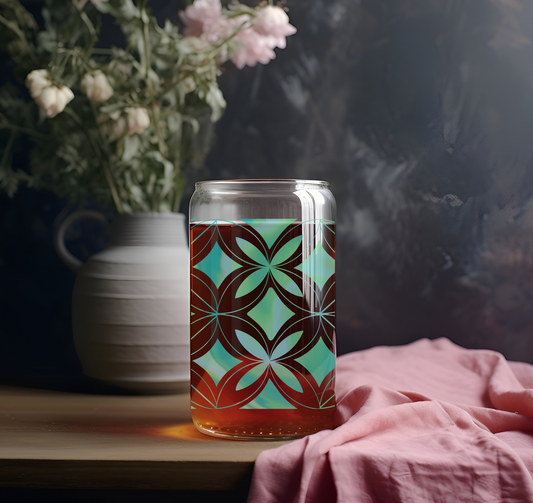 MEASINA COLLECTION - MOANA ~ 16oz Glass cup