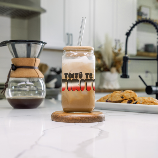 TOITŪ collection - Decal ~ 16oz Glass cup