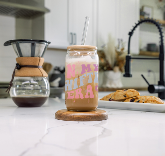 'SWIFTIE ERA' ~ Glass cup (Full wrap range)